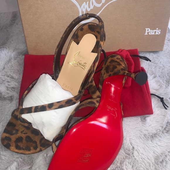 39.5 Christian louboutin Taralita sandals 85mm new - Picture 3 of 11